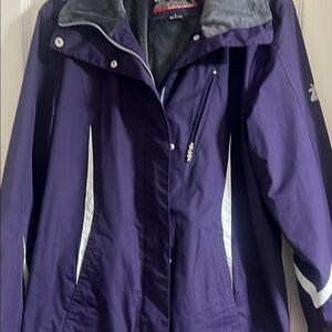 ZeroXposur‎ Purple Ski Snow Jacket Water-Resistant High Collar
